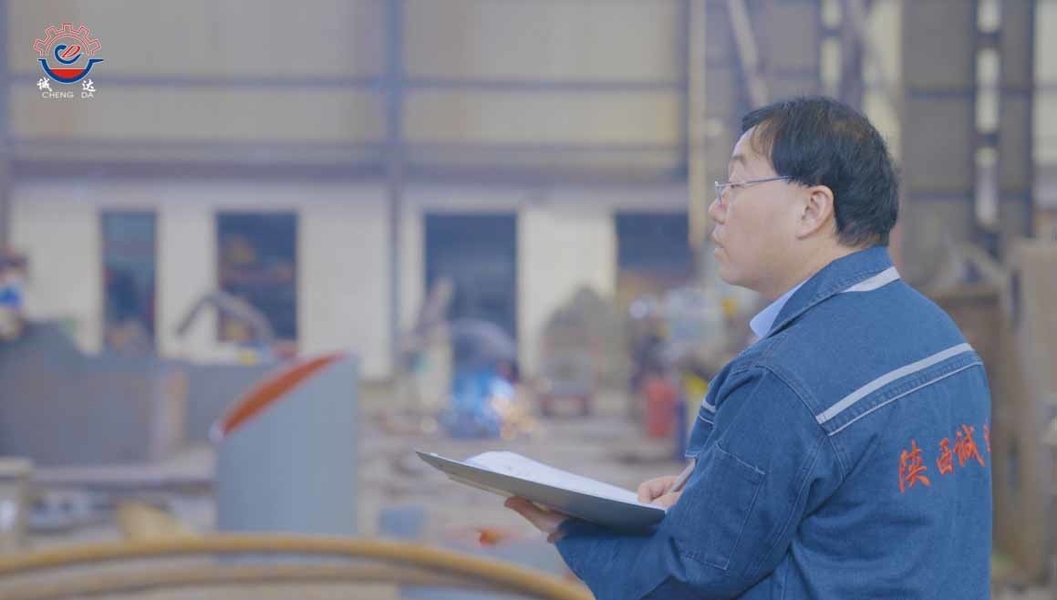 Shaanxi CHENGDA Industry Furnace MAKE Co., Ltd. linha de produção do fabricante