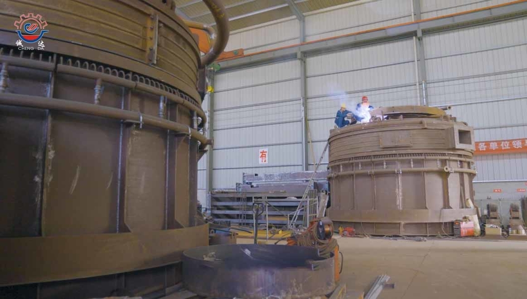 Shaanxi CHENGDA Industry Furnace MAKE Co., Ltd. linha de produção do fabricante