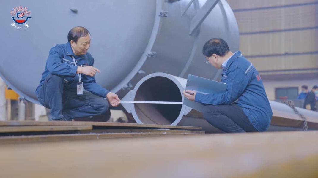 Shaanxi CHENGDA Industry Furnace MAKE Co., Ltd. linha de produção do fabricante