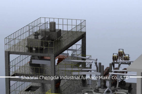 Equipamento para fornos eléctricos de tratamento de catalisadores de três vias