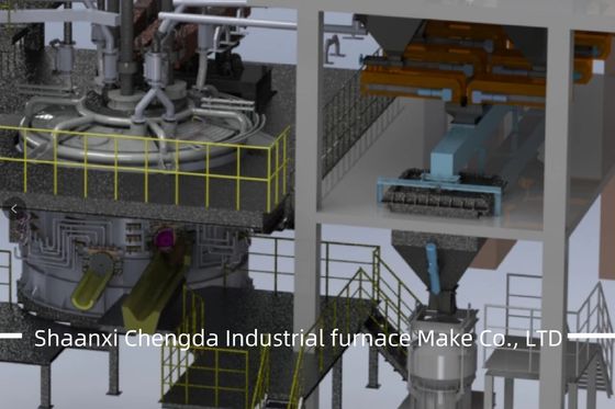 Reciclagem de resíduos de baterias de lítio ternaras Equipamento de fornos elétricos