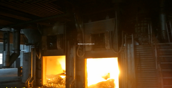 Forno de arco submerso a corrente contínua de seis elétrodos