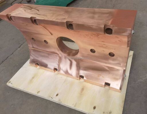 Mandíbula de contato de cobre para braço condutor de eletrodo para Forno Elétrico a Arco (EAF) e Refinador de Lingote (LRF)