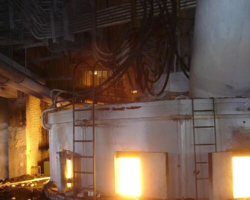 Forno industrial para produção de silício ferro Forno a arco submerso para fusão de metal Forno de indução para fundição