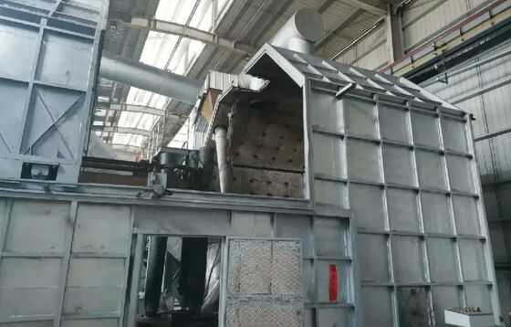 Equipamento de tratamento de cinzas de alumínio com temperatura de fusão de 1550-1650°C, consumo de energia de 750-850 kWh/t e capacidade de tratamento diária de 60-160 t