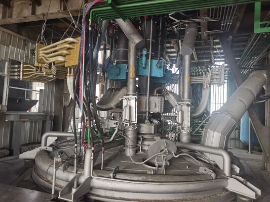Forno elétrico de lã de rocha de escória fria