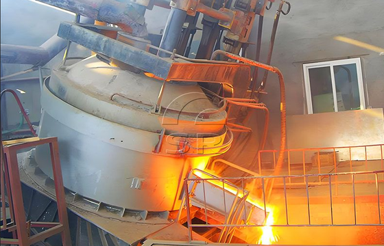 Novo forno de arco elétrico de corrente contínua de poupança de energia