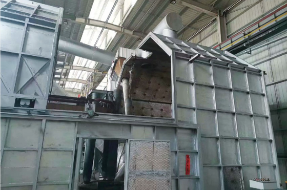 Forno elétrico para tratamento de cinzas de alumínio (forno de aluminato de cálcio)