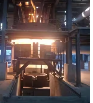 Forno de refino de metais de liga ferrosa de 60T para produção de ferrocromo