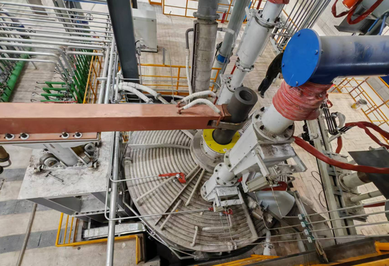 Forno Elétrico de Lana Mineral 5000kVA Cinza Voladora Lodo Vermelho Fusão de Lana de Rocha Equipamento de Produção