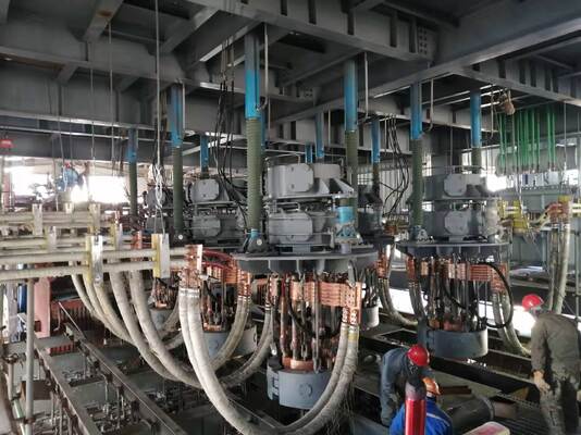 Forno Elétrico de Lã de Rocha 8000kVA Linha de Produção de Lã Mineral de Fusão de Cinzas Volantes e Lama Vermelha