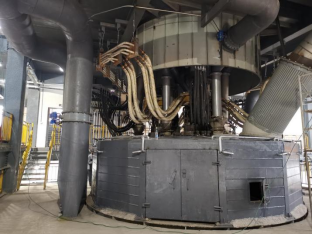 Forno Elétrico de Recuperação de Metais Refratários 1,5 Tph para Fusão de Lodo de Ânodo