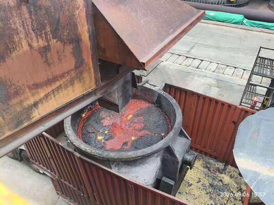 Forno de Conservação de Calor de Escória Quente de Alto Forno Linha de Lã Mineral